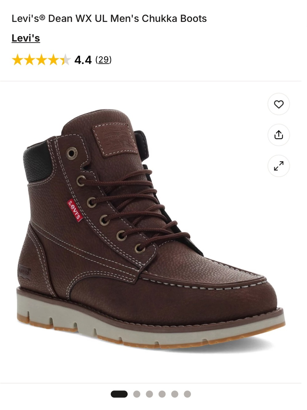 Levi's Brown Men's Chukka Boot